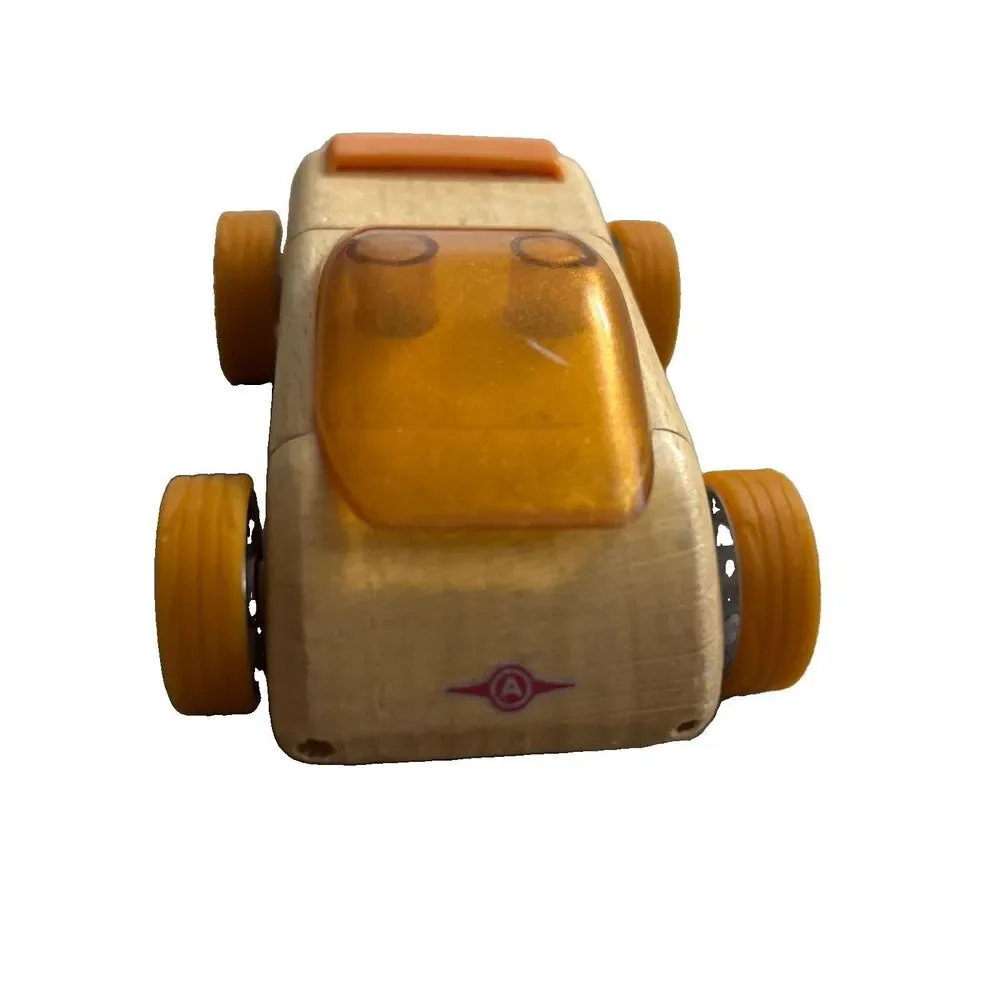 Automoblox by Calello Wooden Toy Car Authentic C9s Vehicle Gold